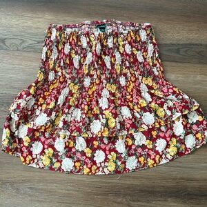 Floral Mini Skirt From WILD FABLE